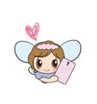 姉妹の天使ちゃんスタンプ（個別スタンプ：21）