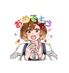 日常彩る晴佳くんと雨音ちゃん（個別スタンプ：2）
