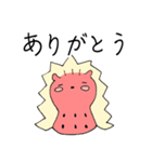 スイカとハリネズミ（個別スタンプ：23）