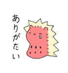 スイカとハリネズミ（個別スタンプ：36）