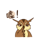 owl and penguin（個別スタンプ：5）