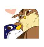 owl and penguin（個別スタンプ：20）