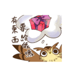 owl and penguin（個別スタンプ：25）