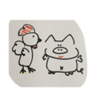 焼き鳥 豚 鶏（個別スタンプ：1）