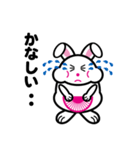 扇子うさぎ（個別スタンプ：28）