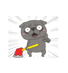 Black Pug 3（個別スタンプ：9）