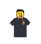 man yellow face（個別スタンプ：2）