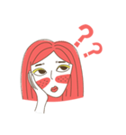 Red-Hair Drama Queen（個別スタンプ：3）