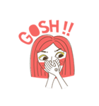 Red-Hair Drama Queen（個別スタンプ：7）