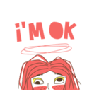 Red-Hair Drama Queen（個別スタンプ：14）