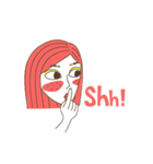 Red-Hair Drama Queen（個別スタンプ：17）