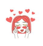 Red-Hair Drama Queen（個別スタンプ：18）