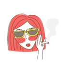 Red-Hair Drama Queen（個別スタンプ：21）