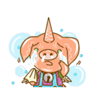 Indy Unicorn Pig（個別スタンプ：4）