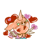 Indy Unicorn Pig（個別スタンプ：6）