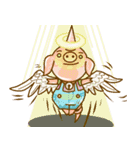 Indy Unicorn Pig（個別スタンプ：7）
