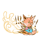 Indy Unicorn Pig（個別スタンプ：12）