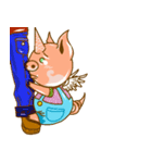 Indy Unicorn Pig（個別スタンプ：15）
