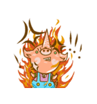 Indy Unicorn Pig（個別スタンプ：16）