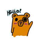 Caramel the bear（個別スタンプ：1）