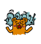 Caramel the bear（個別スタンプ：22）