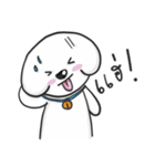 Pungza Happy little white dog（個別スタンプ：26）