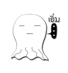 Ghost blanket ><（個別スタンプ：4）