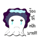 Ghost blanket ><（個別スタンプ：23）