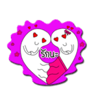 Ghost blanket ><（個別スタンプ：39）