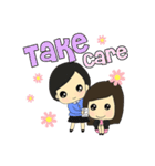 Dr.Jai ＆ Dr.Pooh love love（個別スタンプ：34）