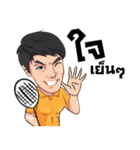 Bird badminton v2（個別スタンプ：16）