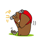 山びとの日常に使えるスタンプ（クマ）（個別スタンプ：34）