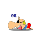 The Lazy Man（個別スタンプ：8）