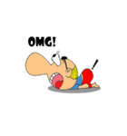 The Lazy Man（個別スタンプ：9）