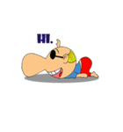 The Lazy Man（個別スタンプ：10）