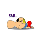 The Lazy Man（個別スタンプ：25）