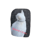 しろねこスタンプ3（個別スタンプ：2）