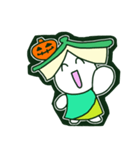 本の妖精 ハロウィン（個別スタンプ：3）