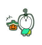 本の妖精 ハロウィン（個別スタンプ：14）