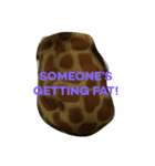 Jiff the fat Giraffe（個別スタンプ：4）