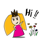 Princess is princess (basic)（個別スタンプ：1）