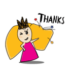 Princess is princess (basic)（個別スタンプ：7）