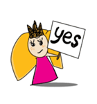 Princess is princess (basic)（個別スタンプ：10）