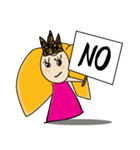 Princess is princess (basic)（個別スタンプ：11）