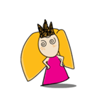 Princess is princess (basic)（個別スタンプ：18）