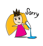 Princess is princess (basic)（個別スタンプ：36）
