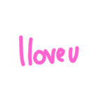 simple feel words（個別スタンプ：6）