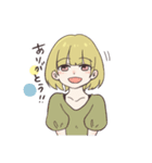 いろいろな女の子のためのスタンプ（個別スタンプ：6）