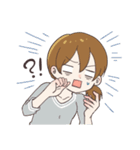 いろいろな女の子のためのスタンプ（個別スタンプ：9）