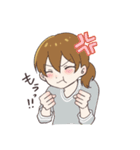 いろいろな女の子のためのスタンプ（個別スタンプ：12）